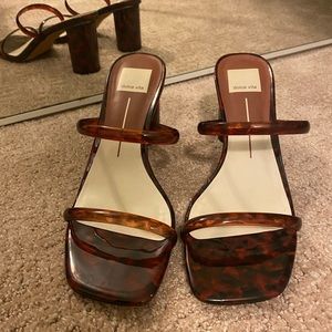 Dolce Vita tortoise print heels